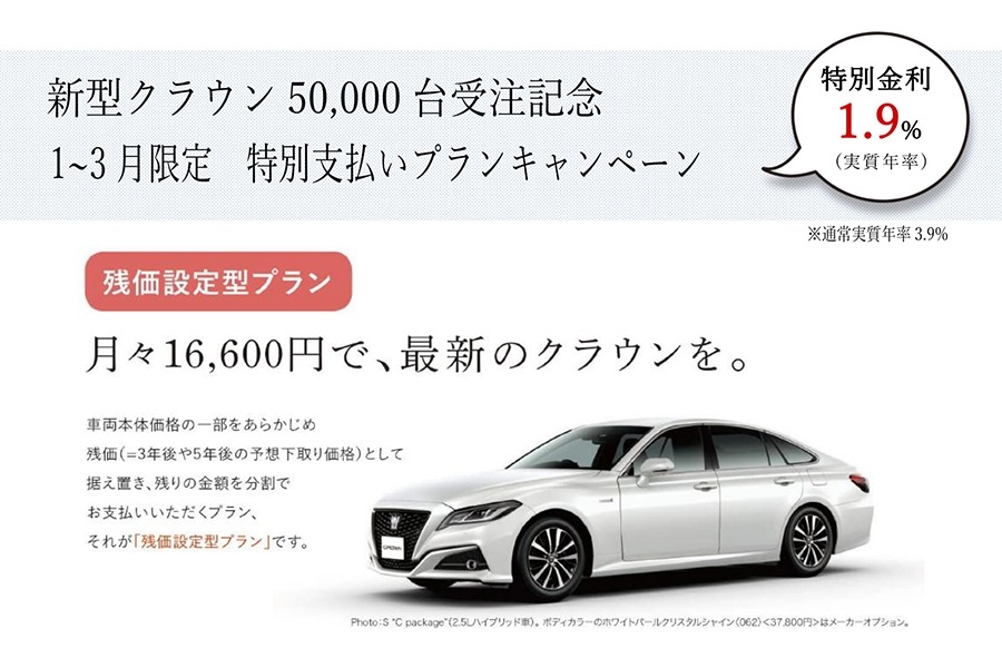 クラウンDAY1月_クラウンお得な情報!